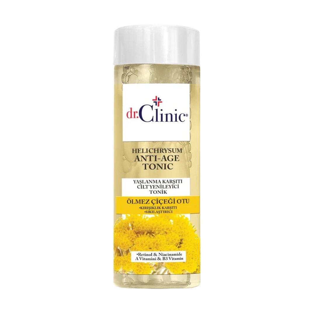 Антивіковий тонік для обличчя Dr.Clinic Helichrysum Anti-Age Tonic з екстрактом безсмертника, 150 мл