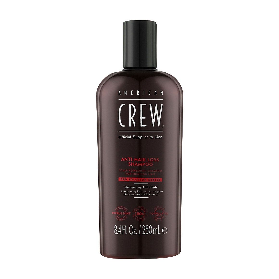 Чоловічий шампунь American Crew Anti-Hair Loss проти випадіння волосся, 250 мл