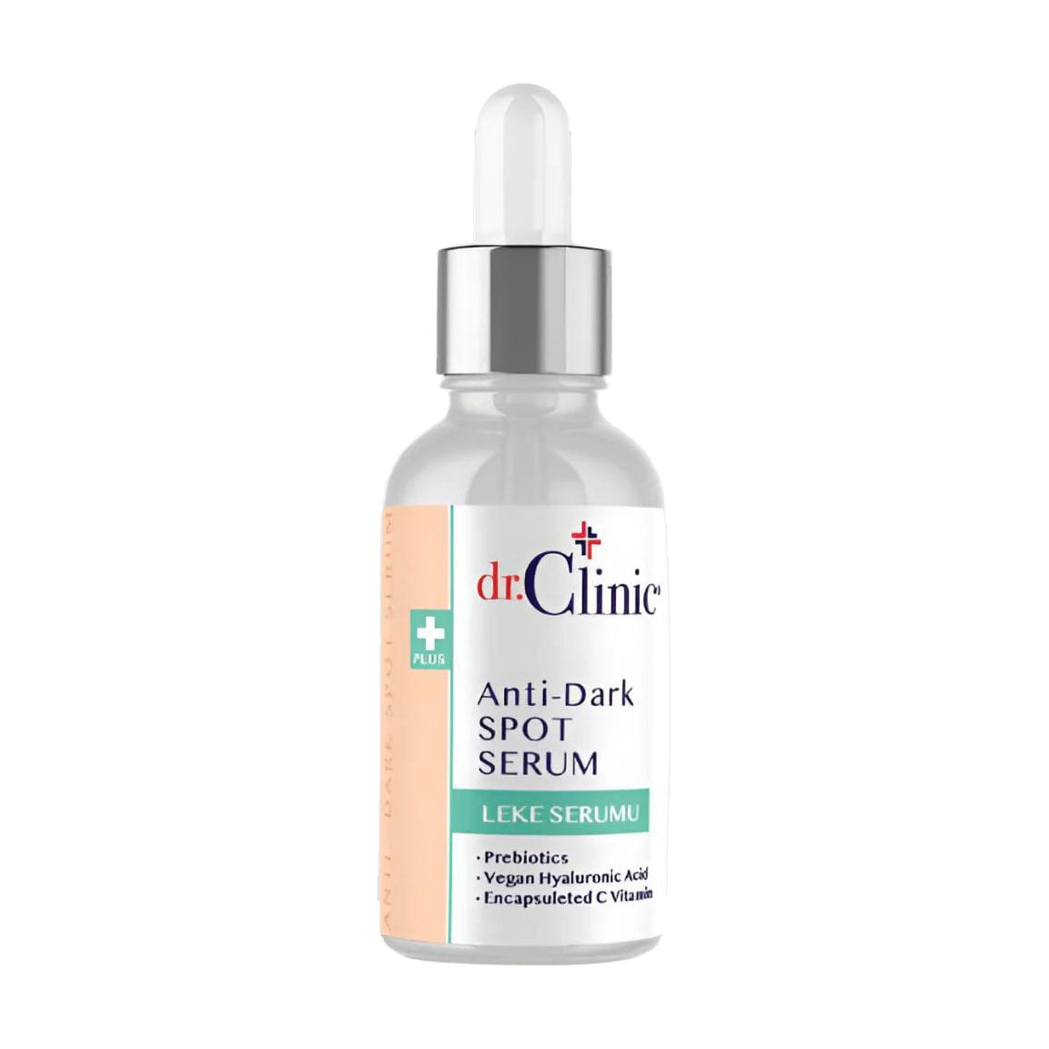 Сироватка для обличчя Dr.Clinic Anti-Dark Spot Serum проти темних плям, з пребіотиками, вітаміном С та веганською гіалуроновою кислотою, 30 мл